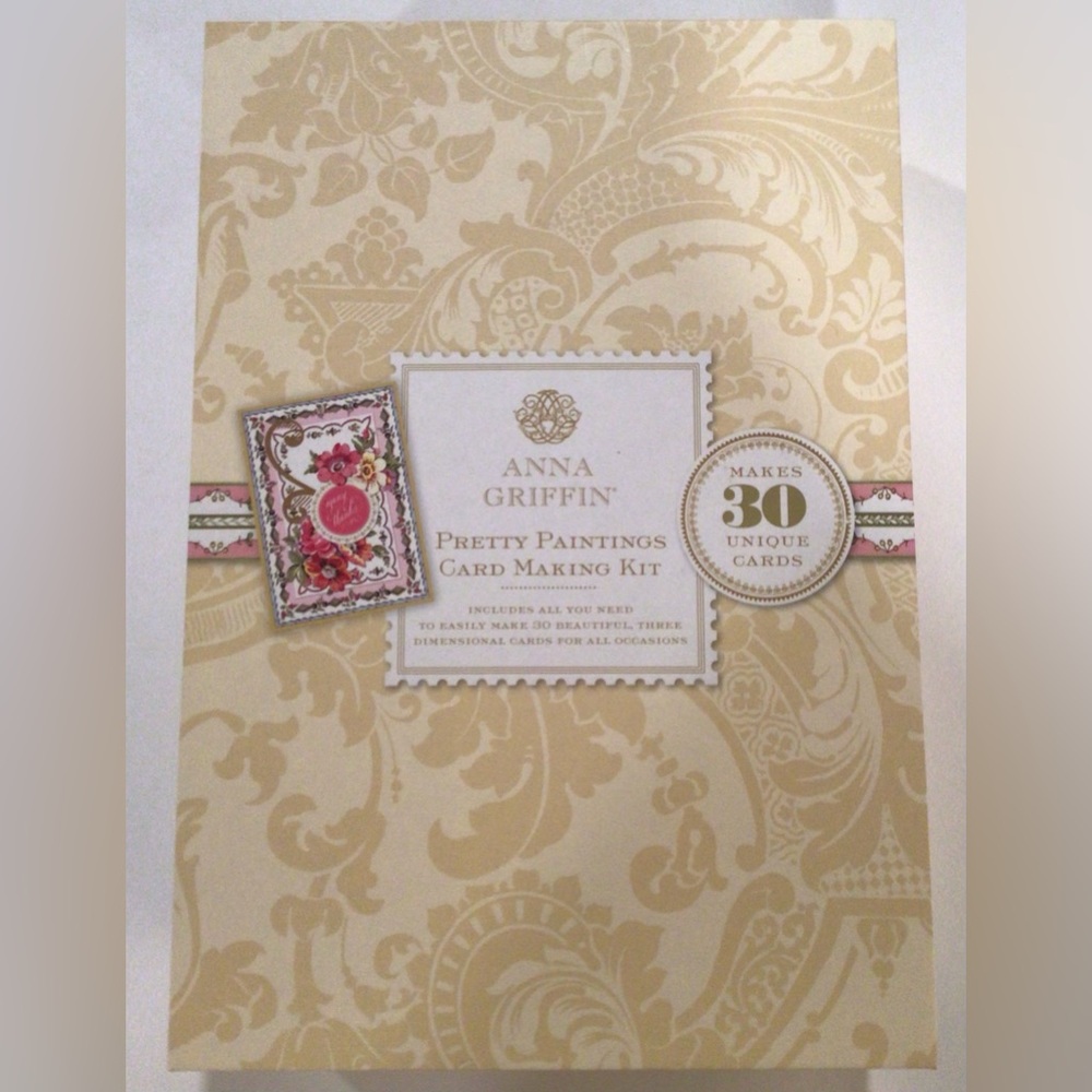 Anna Griffin Pretty Paintings Card Making Kit Unique 3D AG446 ***MISSING PARTS**